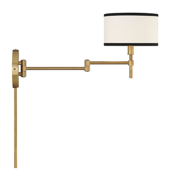 Lowry Natural Brass 11-Inch One-Light Wall Sconce, image 6