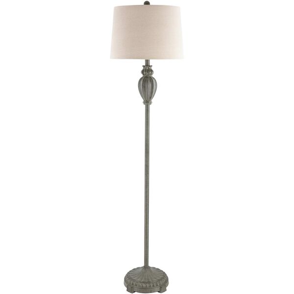 Karli Gray One-Light Floor Lamp, image 1