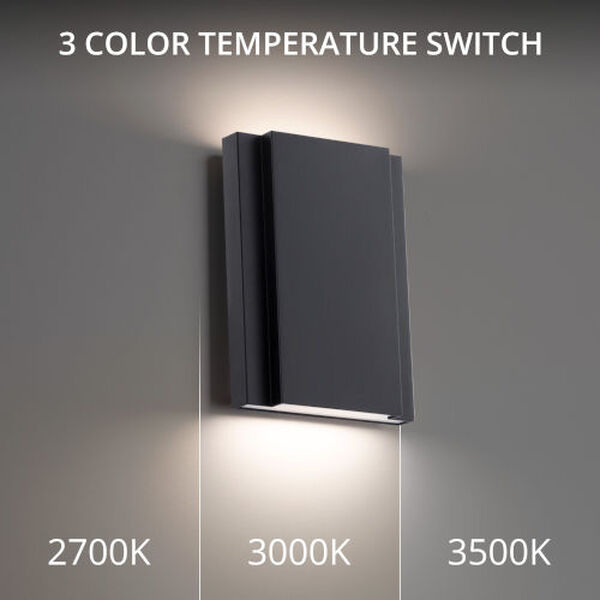 Layne Black 2700 K Two-Light LED ADA Wall Sconce, image 5