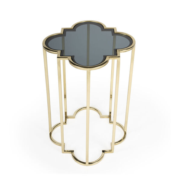 Auroria Black and Gold Accent Table, image 3