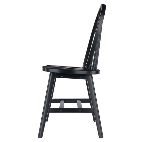 Windsor Black Chair, Set of Two, image 5