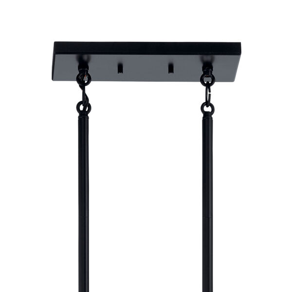 Morelle Black 11-Inch Five-Light Outdoor Chandelier, image 3