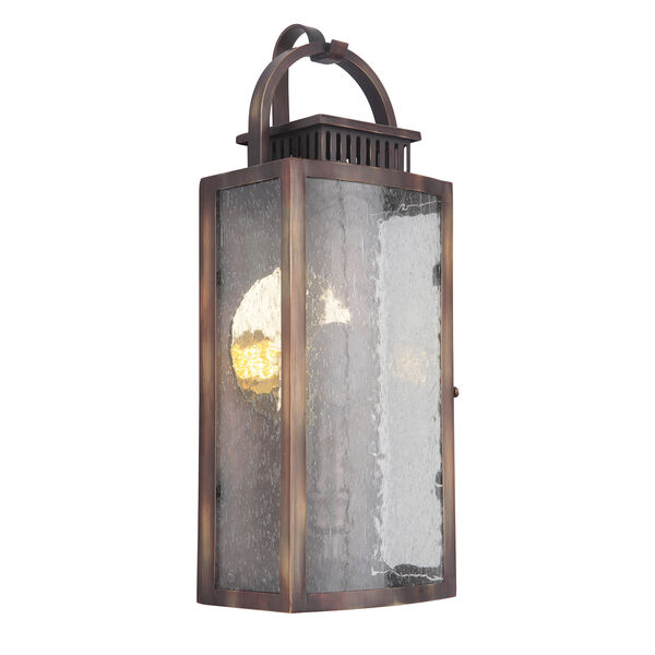Hearth Weathered Copper Six-Inch LED Outdoor Pocket Lantern, image 1