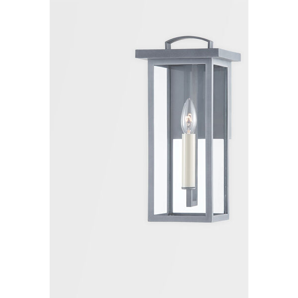 Eden Weathered Zinc One-Light Outdoor Wall Sconce, image 2