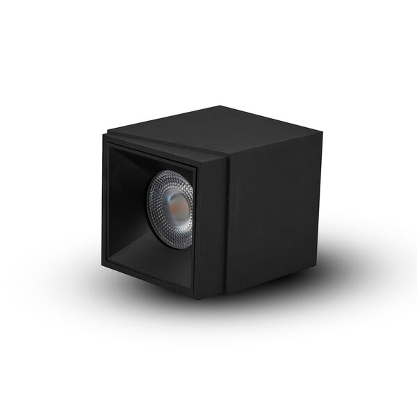 Node Black Square LED Flush Mounted Downlight, image 5