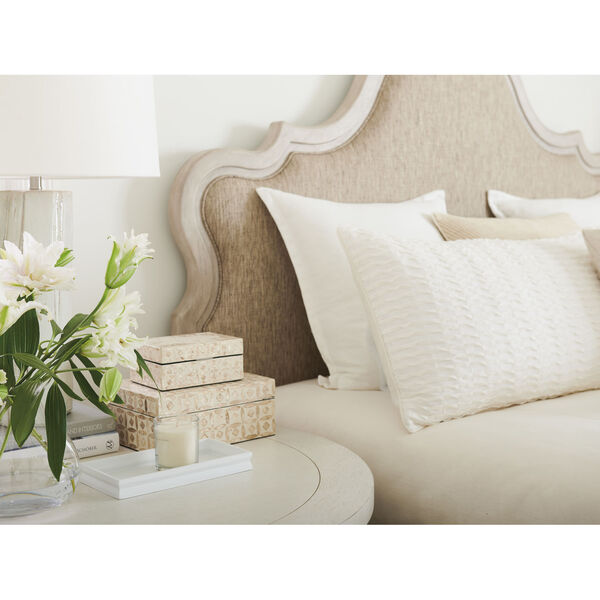 Malibu Warm Taupe Upholstered Panel King Bed, image 3