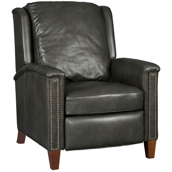 Kelly Gray Leather Recliner, image 1