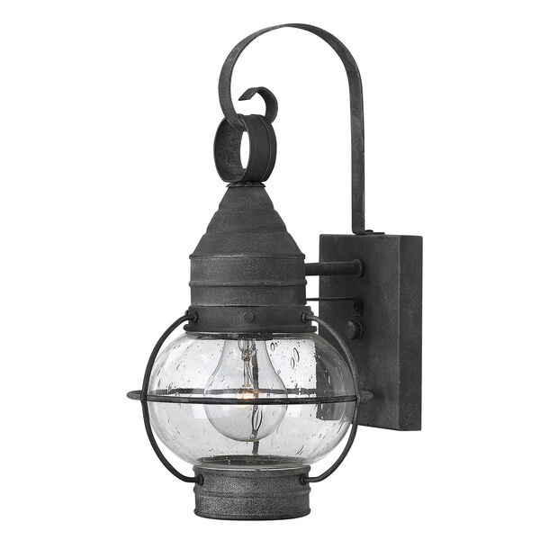 Cape Cod Aged Zinc 14-Inch One-Light Outdoor Wall Sconce, image 1
