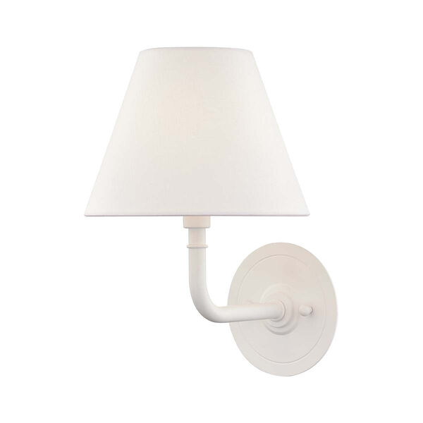 Signature No.1 Glossy White One-Light Wall Sconce, image 1
