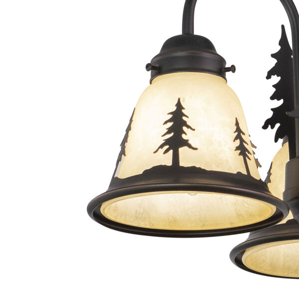 Yosemite Burnished Bronze Three-Light Light Kit, image 4