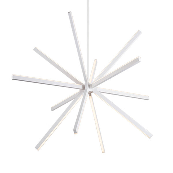 Sirius White 54-Inch LED Chandelier, image 1