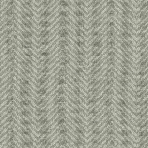 Norlander Green Cozy Chevron Wallpaper - SAMPLE SWATCH ONLY, image 1