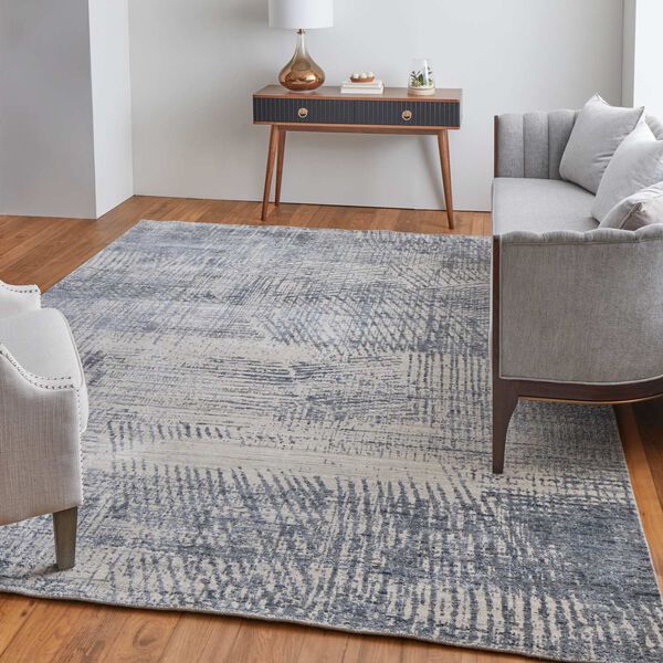 Eastfield Blue Ivory Gray Area Rug, image 3