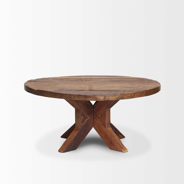 Heidi Reclaimed Brown Wooden Coffee Table, image 2