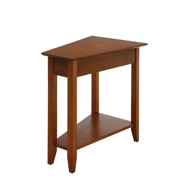American Heritage Cherry Wedge End Table, image 2