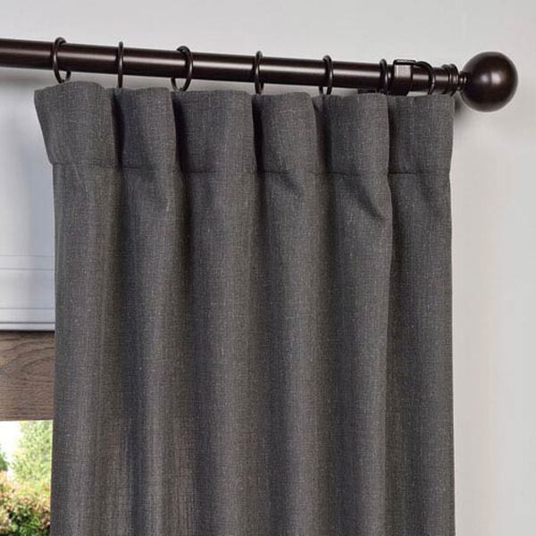 Slate Gray 108 x 50-Inch Curtain Single Panel, image 2