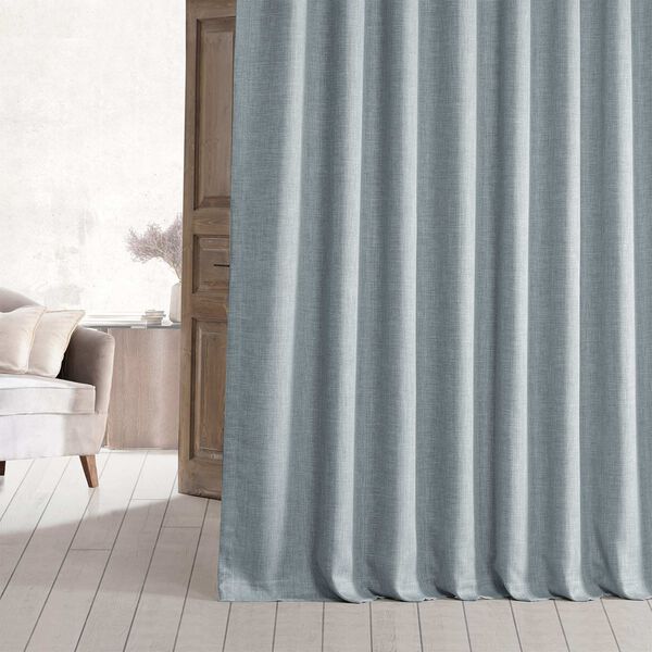 Grey Polyester Blackout Single Panel Curtain 50 x 96, image 2