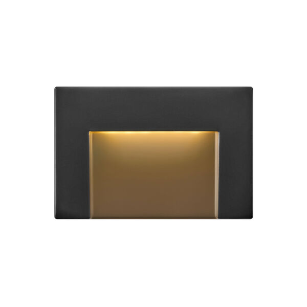 Taper Satin Black 12V Horizontal LED Deck Sconce, image 1