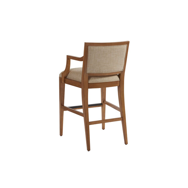Newport Beige and Brown Eastbluff Upholstered Bar Stool, image 2