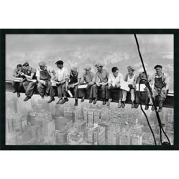 New York - Lunch Atop a Skyscraper: 38 x 26 Print Reproduction, image 1