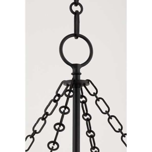 Worchester Aged Iron One-Light 18-Inch Chandelier, image 5