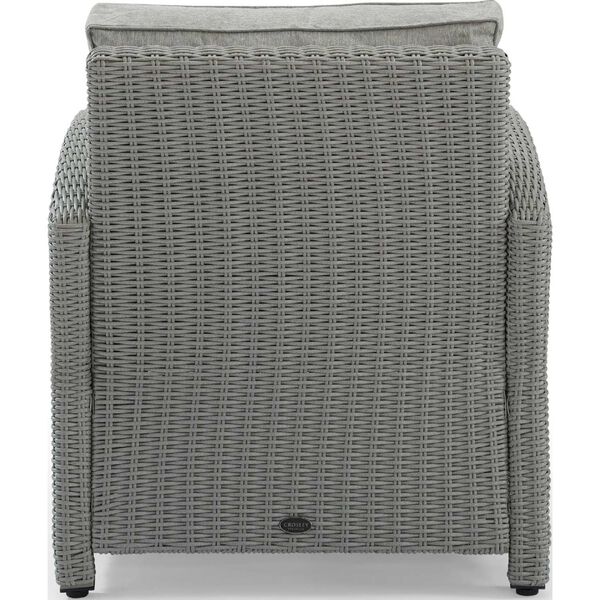 Bradenton Gray Gray Outdoor Wicker Armchair, image 6