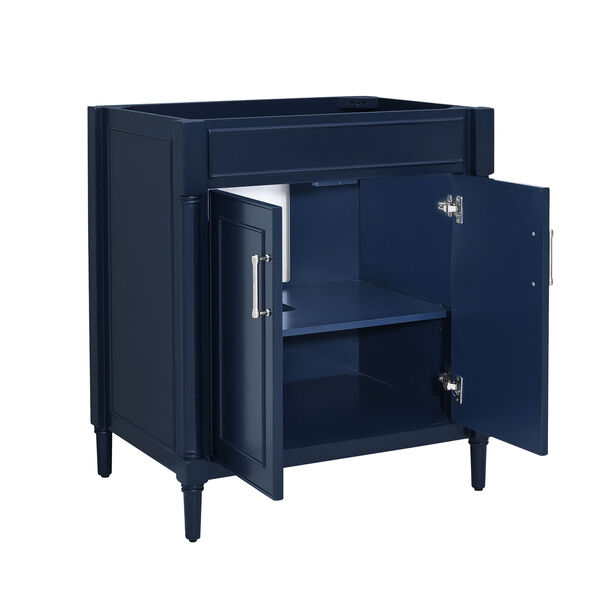 Bristol Navy Blue 30-Inch Vanity Cabinet, image 3