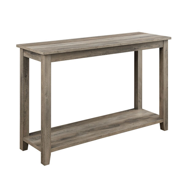 Grey Wash Wood Sofa Table, image 4
