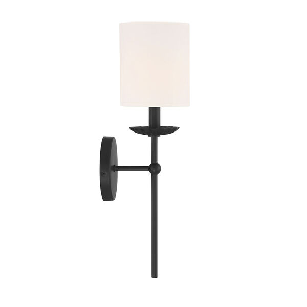 Lowry Matte Black 19-Inch One-Light Wall Sconce, image 5