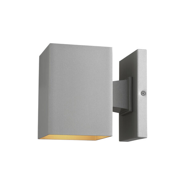 Pohl Painted Brushed Nickel Small One-Light Outdoor Wall Sconce, image 2