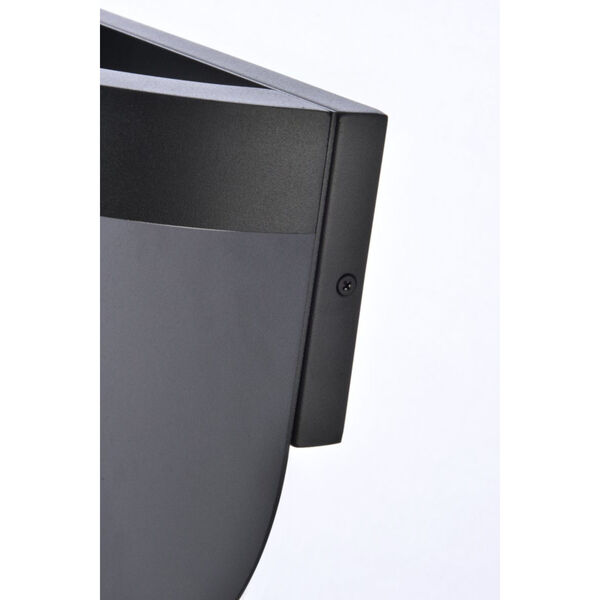 Raine Black 300 Lumens 10-Light LED Outdoor Wall Sconce, image 5