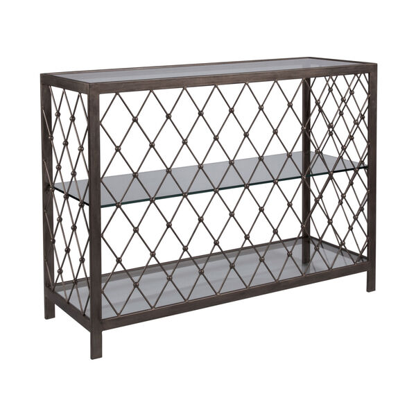 Metal Designs Black Royere Console Table, image 1