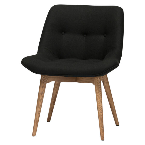 Brie Black and Walnut Dining Chair, image 5