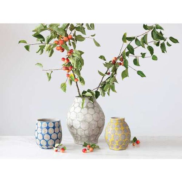 Cream Terra-Cotta Vase, image 3