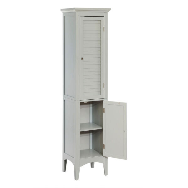 Glancy 63-Inch Gray Linen Tower, image 6