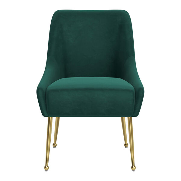 Madelaine Green and Gold Dining Chair, image 4