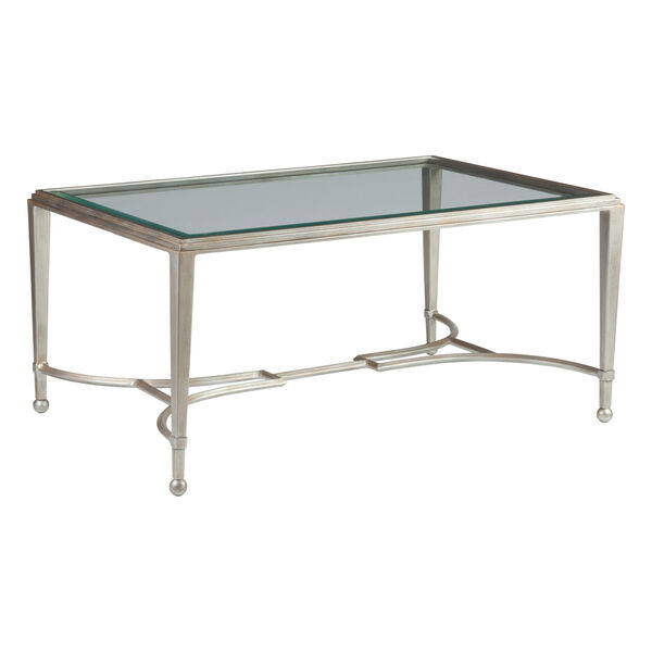 Metal Designs Argento Sangiovese Small Rectangular Cocktail Table, image 1
