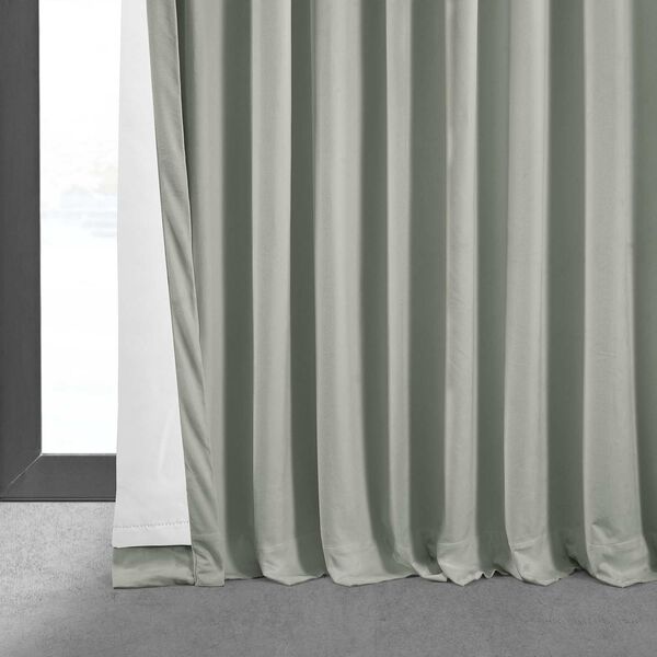 Reflection Gray Double Wide Blackout Velvet Single Curtain Panel 100 x 108, image 7
