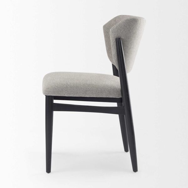 Cline Gray and Black Dining Chair, image 3