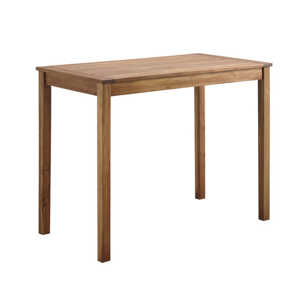 Brown Outdoor Counter Height Table, image 1