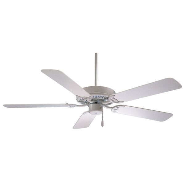 42-Inch Contractor White Ceiling Fan, image 1