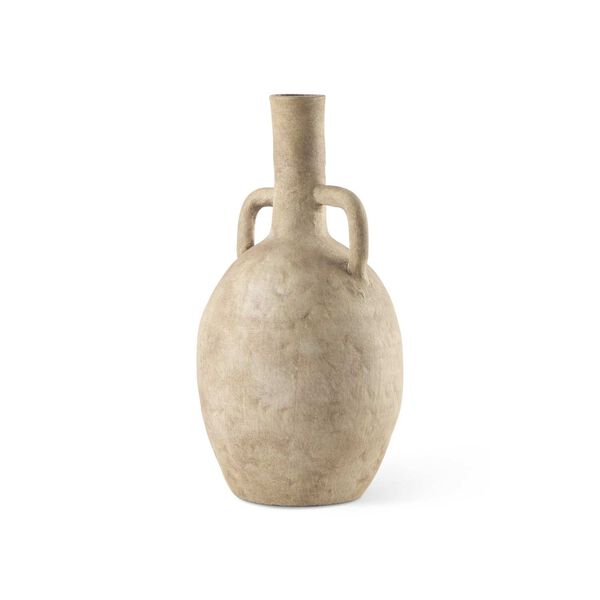 Zenni Warm Beige Ceramic Vase, image 1