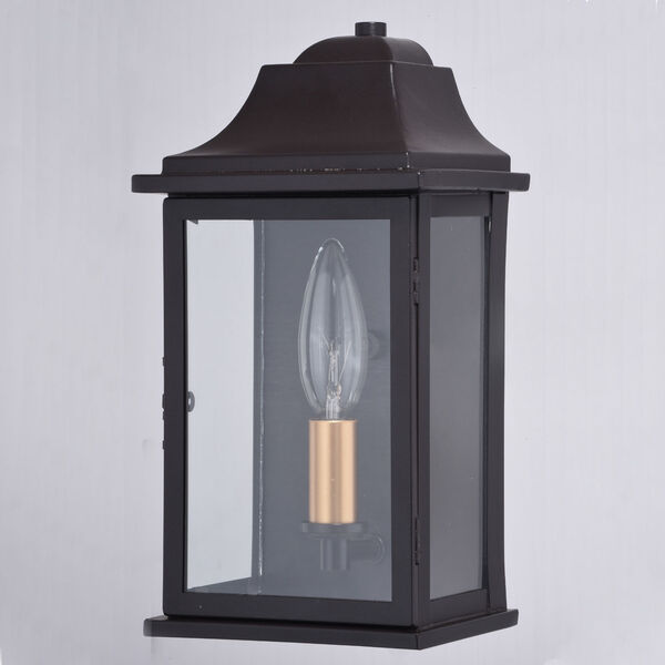 Bristol Oil Burnished Bronze and Light Gold One-Light Outdoor Wall Sconce, image 2