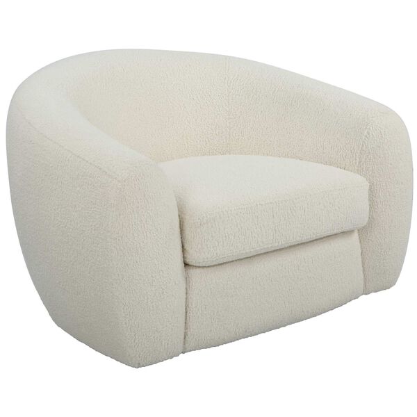 Capra Off-White Swivel Chair, image 6