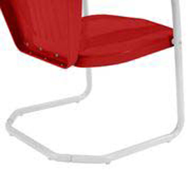 Griffith Metal Chair in Red Finish, image 8