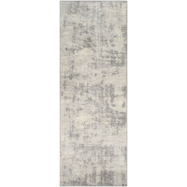 Monaco Silver Gray and Medium Gray Square: 6 Ft. 7 In. x 6 Ft. 7 In. Rug, image 1