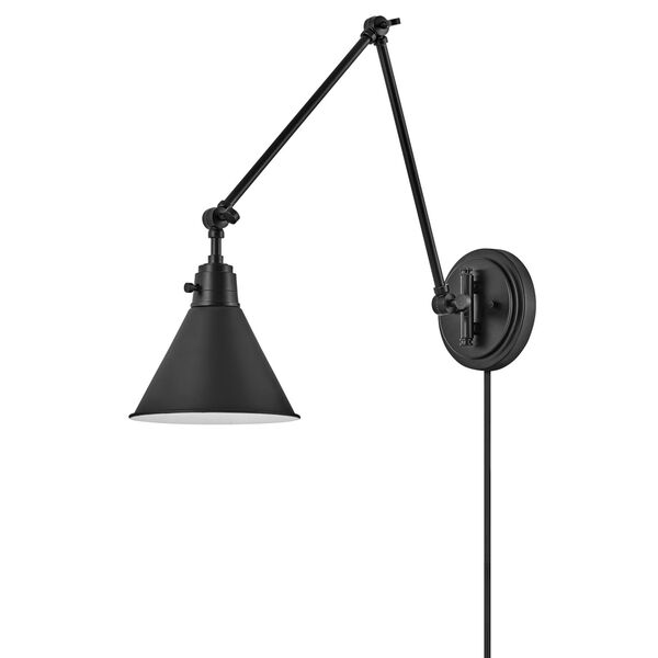 Arti Black Eight-Inch One-Light Wall Sconce, image 2