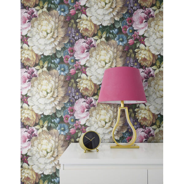 NextWall Blooming Floral Peel and Stick Wallpaper, image 1