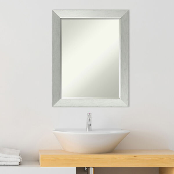 Silver 22W X 28H-Inch Bathroom Vanity Wall Mirror, image 5