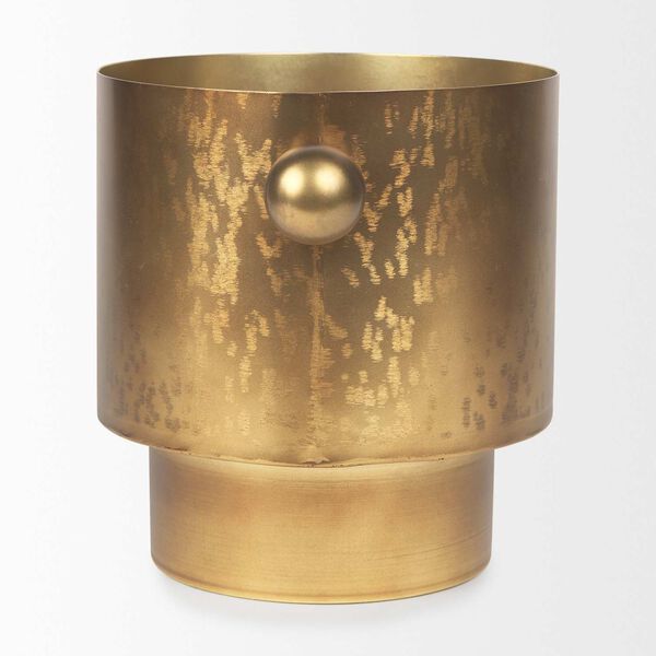 Juno Antique Gold Iron Large Vase, image 3
